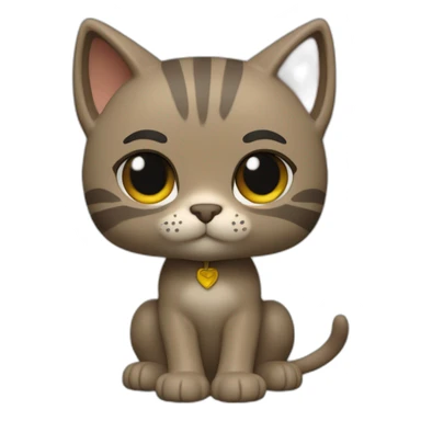 Funko Pop gato carey sticker