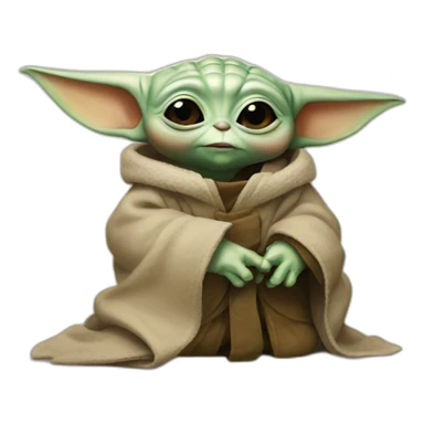 Grogu baby yoda sticker