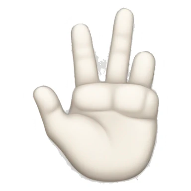 two index fingers touching sticker