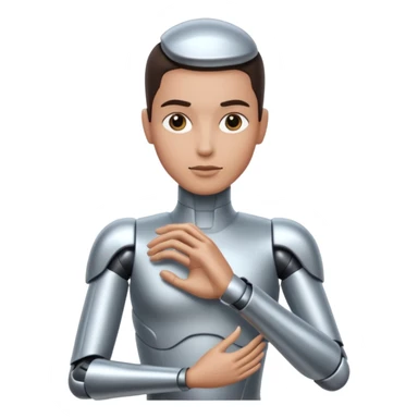 bionic person sticker