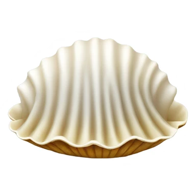 Open clam shell sticker