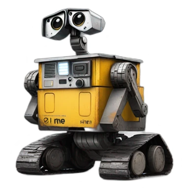 sad walle-e sticker