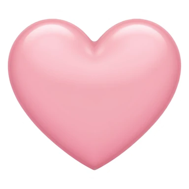 Light pink heart sticker