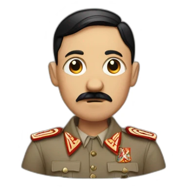 Hitler wearing Morocco shirt sticker