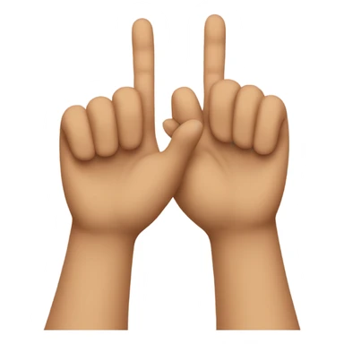 Two hands low fiving sticker