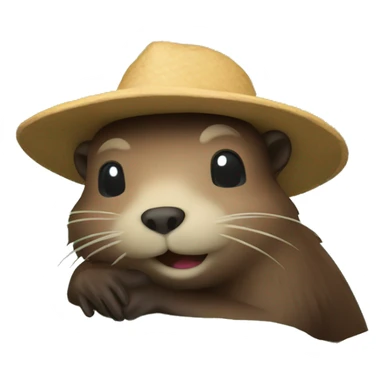 Beaver in Paradise  sticker