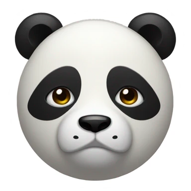 Sad panda sticker