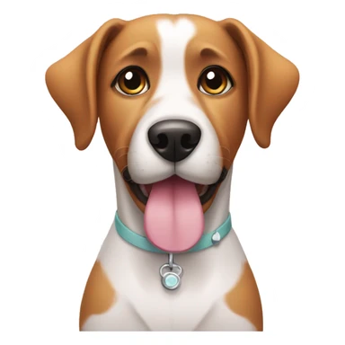 dog at the beauty spa sticker