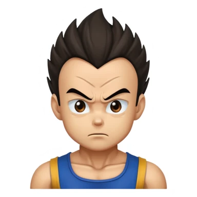 Vegeta cansado  sticker
