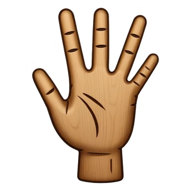 Stick hand gesture sticker