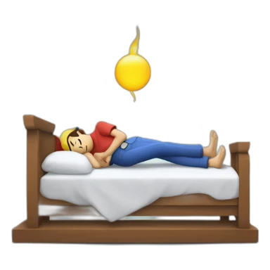 Ash ketchum on his deathbed sticker