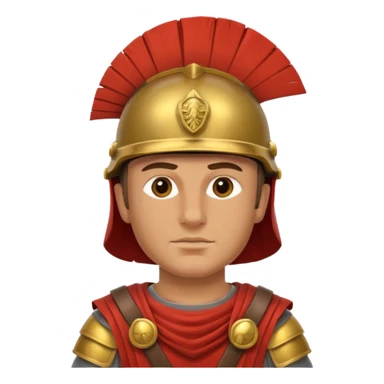 roman soldier with helmet sticker