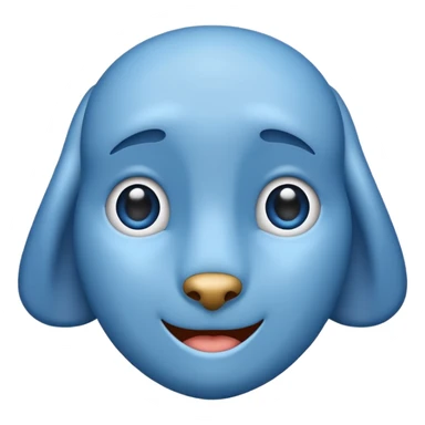 BLUE TICK white background  sticker