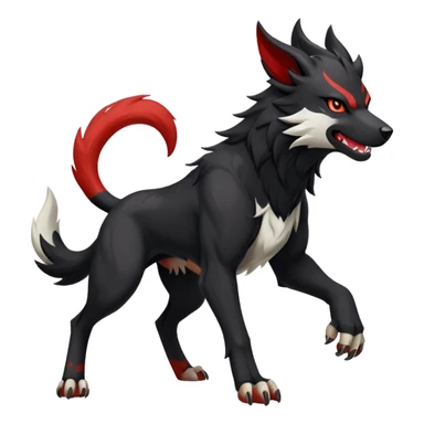 Houndoom-Mightyena (full body) sticker
