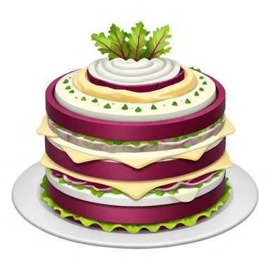 salad herring under a coat sticker