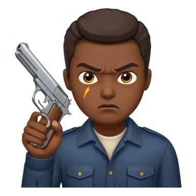 impatiently waiting mad with gun sticker