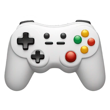 gamepad with smile sticker