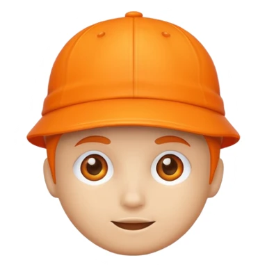 just an orange cap sticker