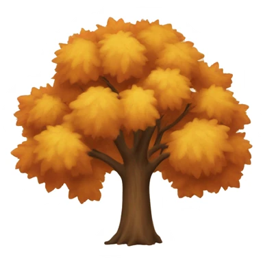 An Autumn tree sticker