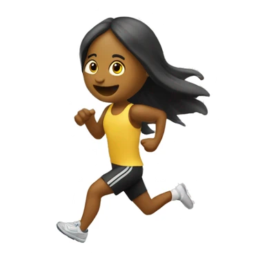 writing and reading a book while running sticker