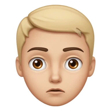 Confused with an eyebrow raise sticker