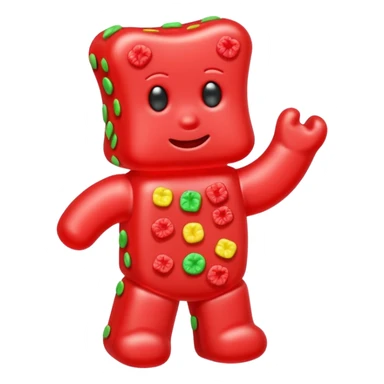 A sour patch kid sticker