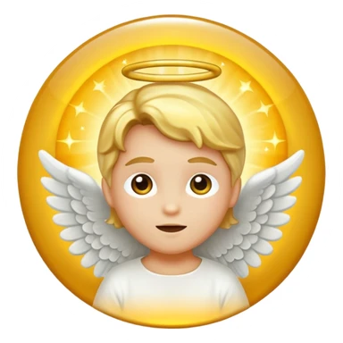 Angel’s nimbus sticker