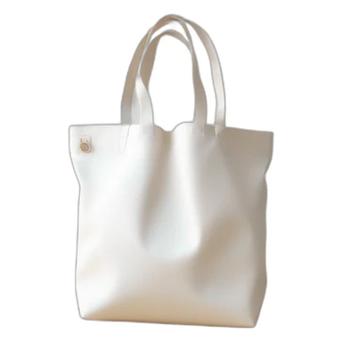 tote bag white sticker