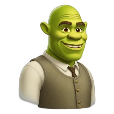 shrek bussines sticker