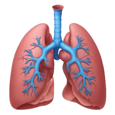Damaged respiratory organs sticker