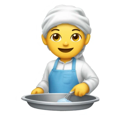 washing dishes sticker