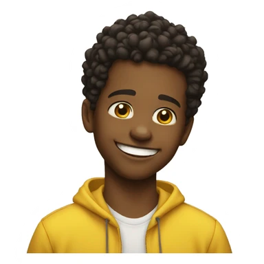 giggling so hard kid yellow sticker