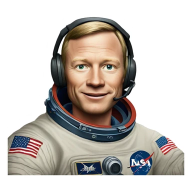 Neil Armstrong sticker