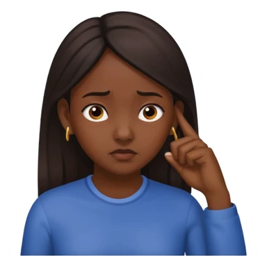 👧🏾👂🏾🤏🏾 pinching ear girl sticker