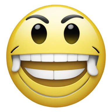 smiley face with toes sticker