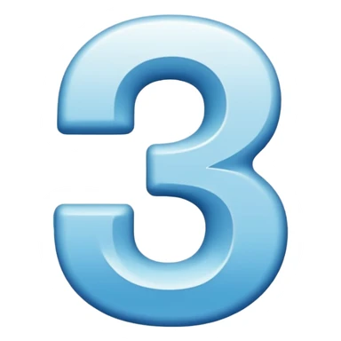 literally just the number 2, no background, nothing else, just the number 2 in normal white text sticker