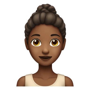 Girl with hyperpigmentation sticker