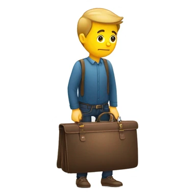 Bild trauriger lateinamerikanischer Mann im Clipart-Format, der in seine leere Brieftasche schaut. sticker