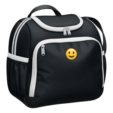 sac de sport noir sticker