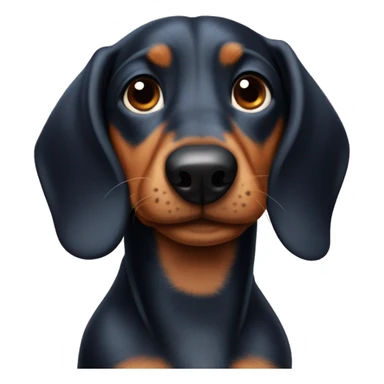 blue stitch as daschund sticker