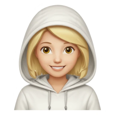 female bee keepers with blonde hair, white outfit, white hood,  sticker