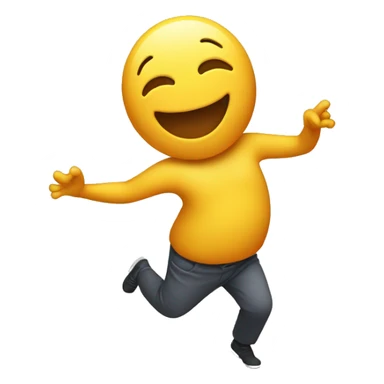 happy stomach dancing  sticker