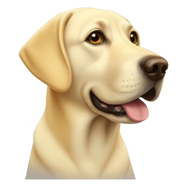 Yellow lab sticker