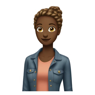 Extremely tall girl sticker