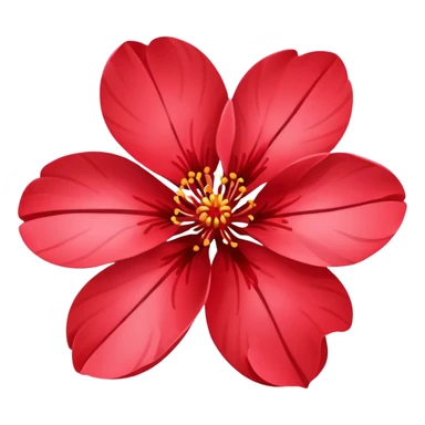 red sakura' sticker