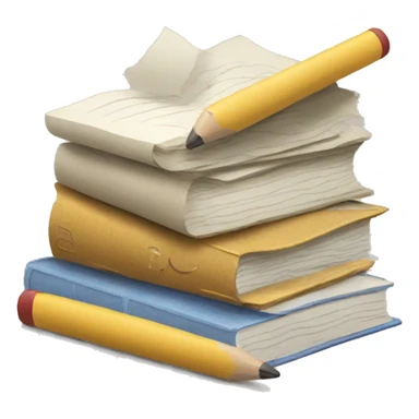 A pile of homework sticker