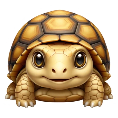 cinematic-baby tortoise-realistic--emoji,,-cute-wise-face-peering-ahead-with-calm-determination,-cute large-eyes-reflecting-centuries of wisdom, sticker