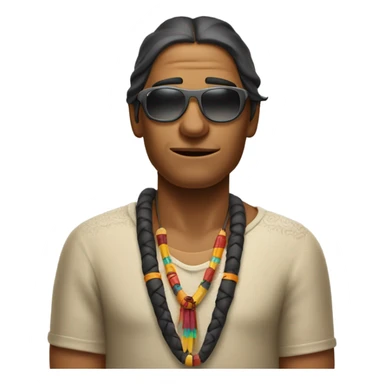 Indigenous nod feather and sunglasses all cool funny sticker