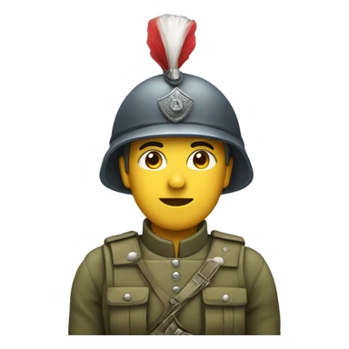 sodier say hi sticker