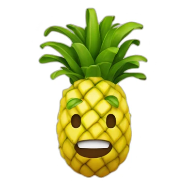 Annanas Gesicht sticker